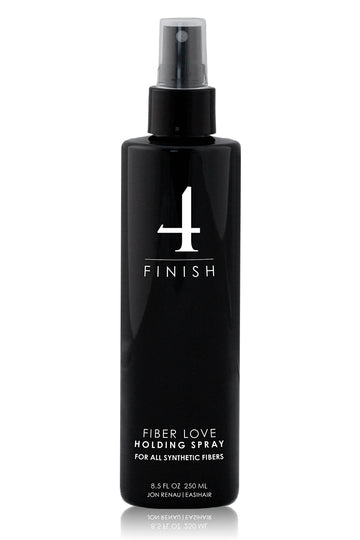 Black bottle of Jon Renau Synthetic Hair Holding Spray 250ml